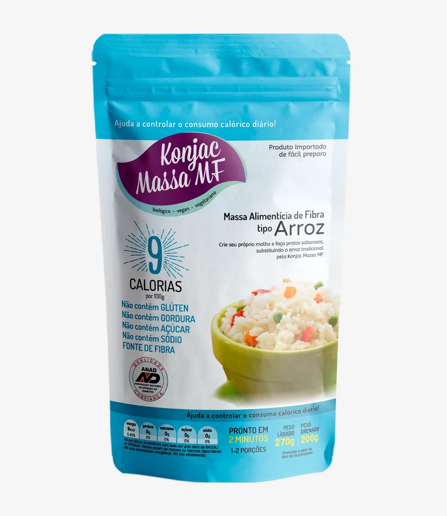 MASSA KONJAC TIPO ARROZ 270g 